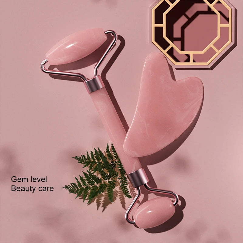 Facial Roller & Gua Sha Set