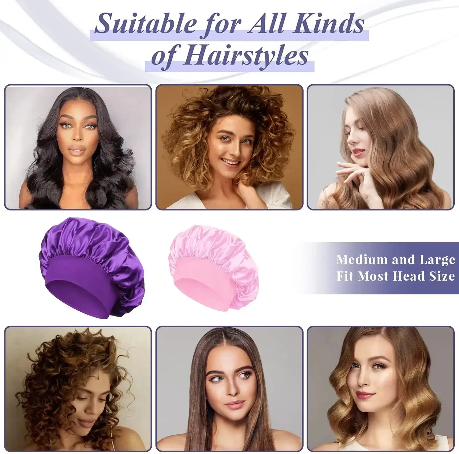 Satin Silk Sleep Bonnet