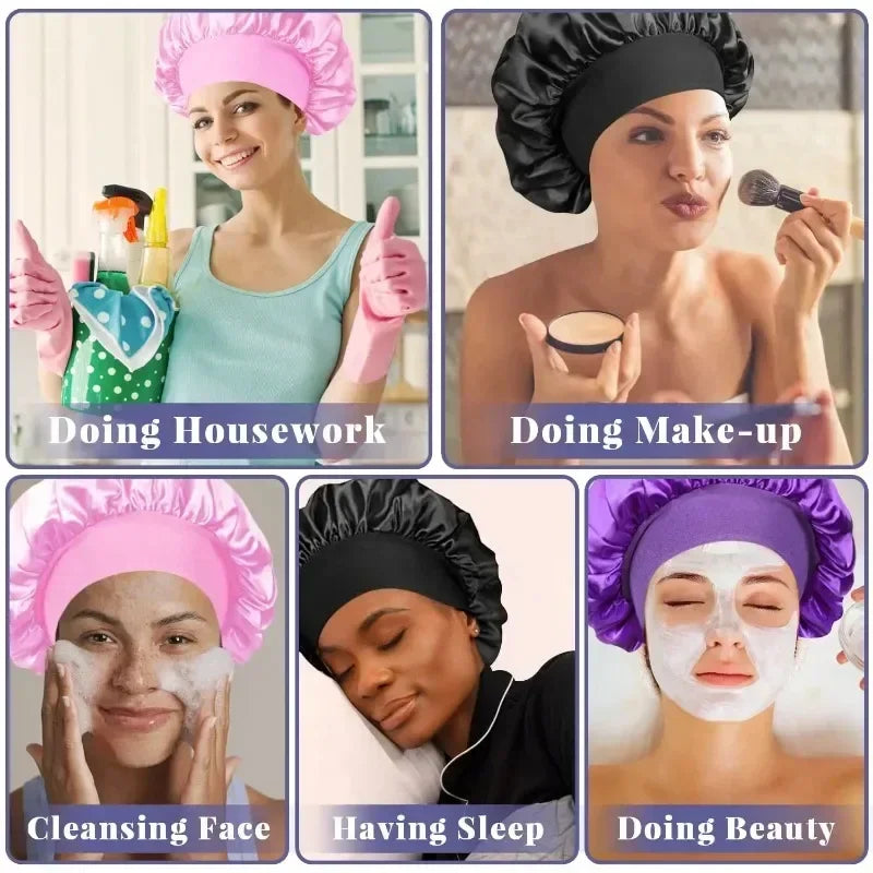 Satin Silk Sleep Bonnet